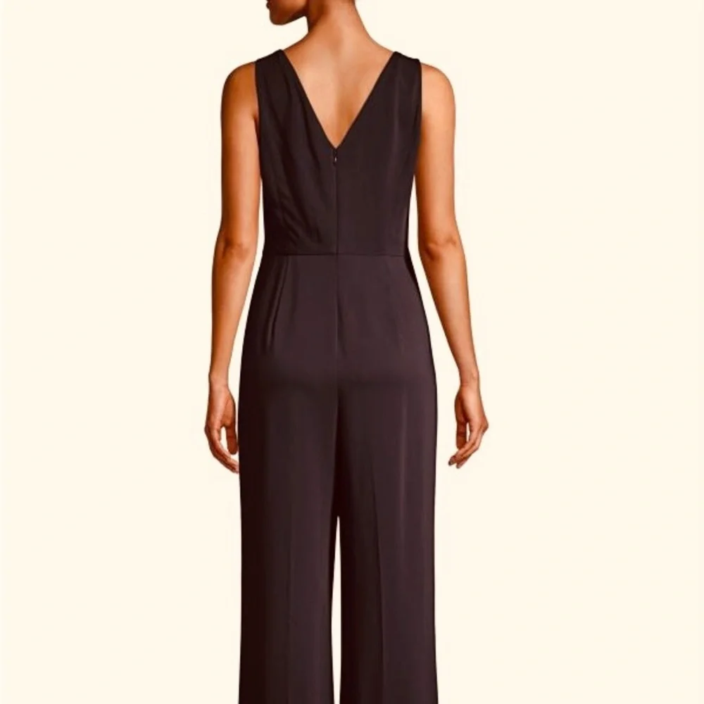 Kobi Halperin Sheila Faux Wrap Jumpsuit Black - Picture 3 of 4